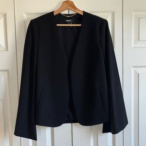 Black DKNY cape blazer/ jacket (NWOT)